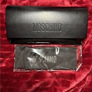 Moschino Black Glasses Case